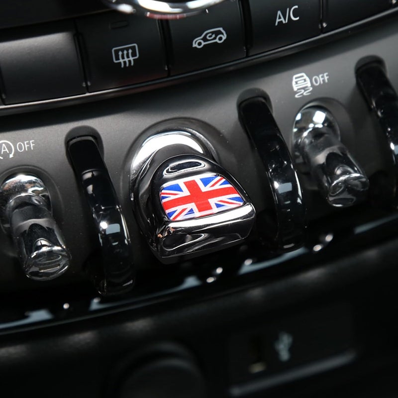 TOMALL Car Engine Start Stop Button Cover Compatible with Mini Cooper F56 F55 F57 F54 F60 - Push Start Button Trim Ignition Ring Cap for Car Interior Accessories (Union Jack) - Image 5